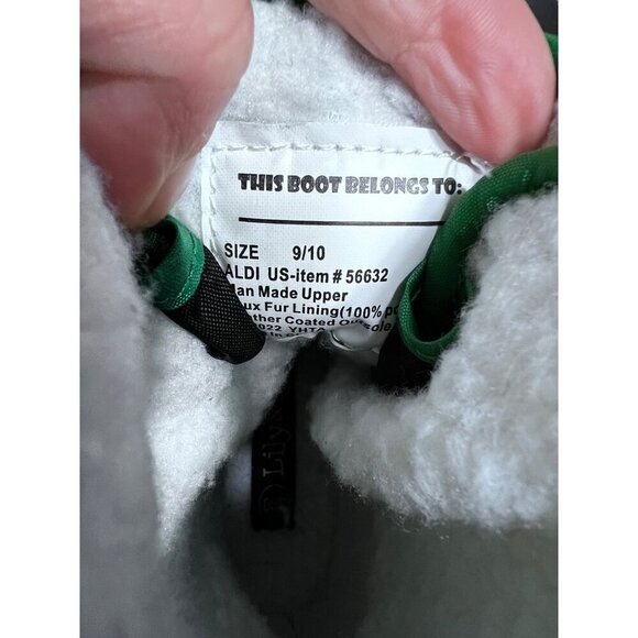 Lily & Dan dinosaur snow boots kids toddler size 9/10 - Picture 3 of 9